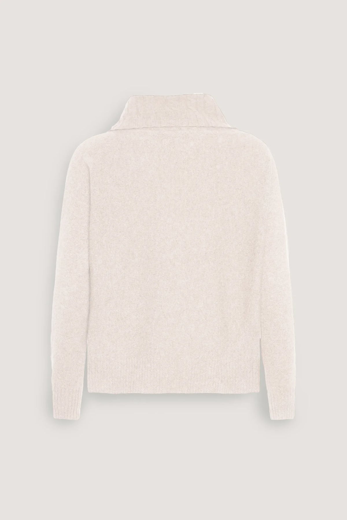 Maglia con collo a trecce in puro cashmere Resina