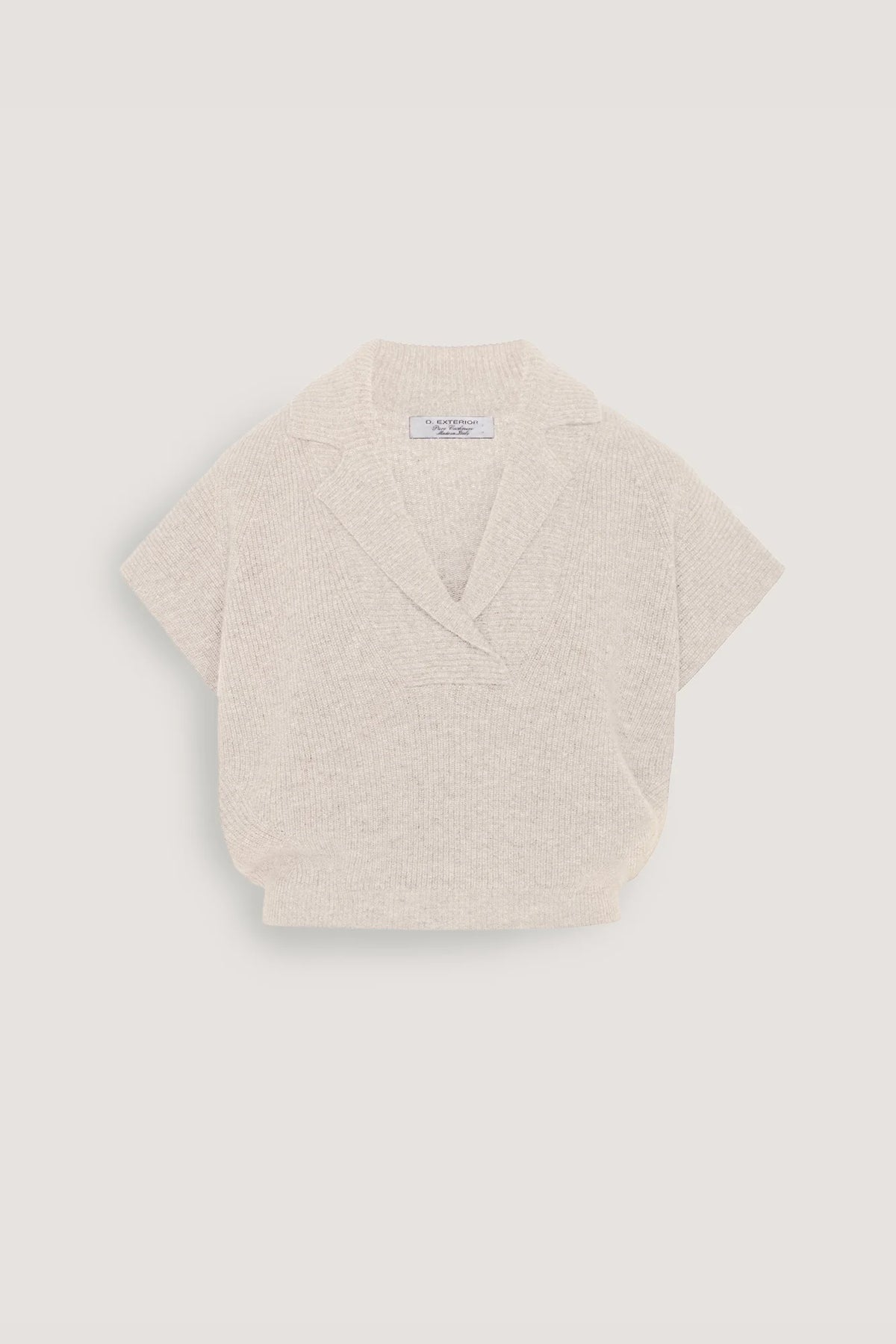Gilet in puro cashmere a trecce Resina
