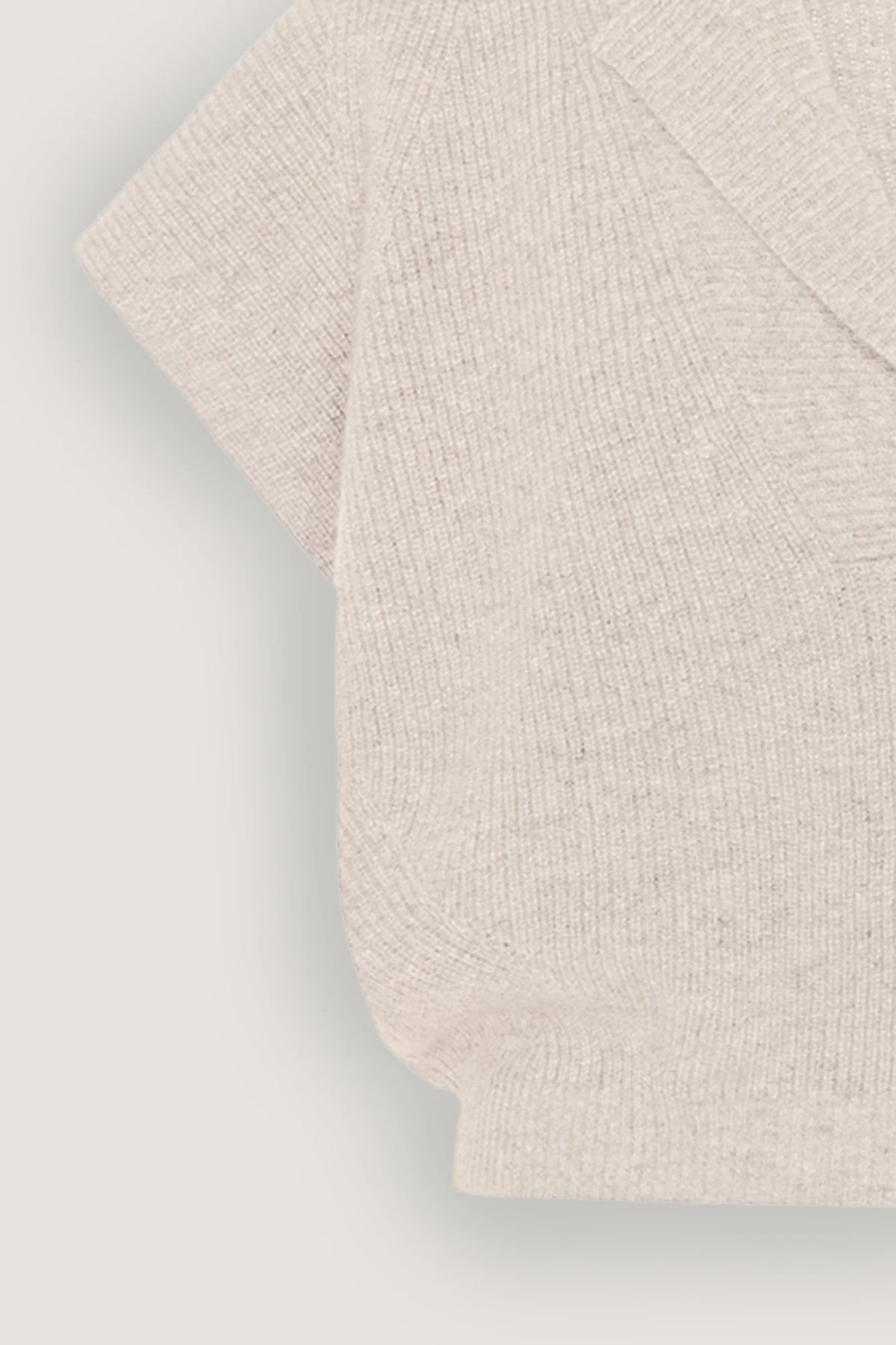 Gilet in puro cashmere a trecce Resina