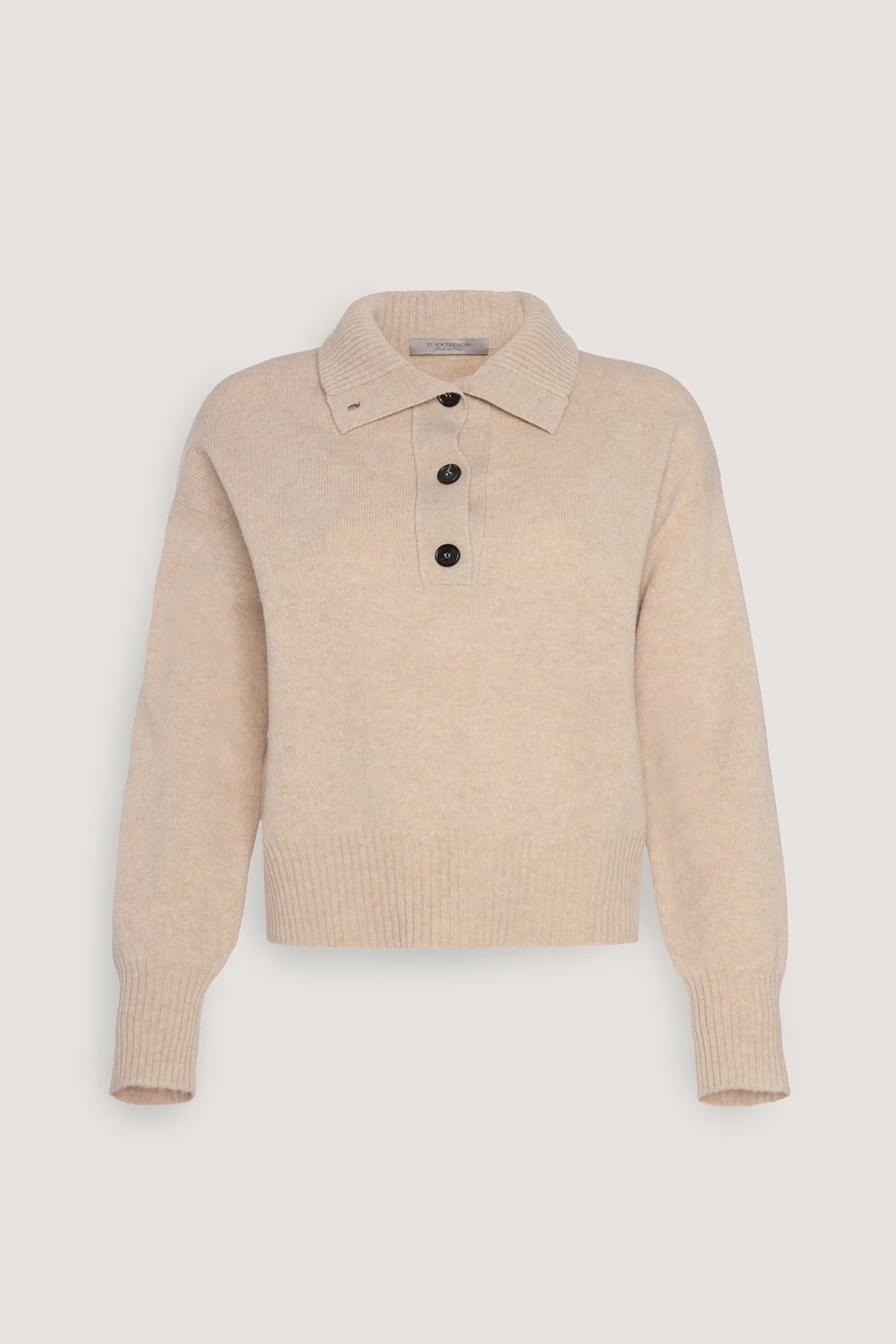 Polo in misto cashmere Deserto