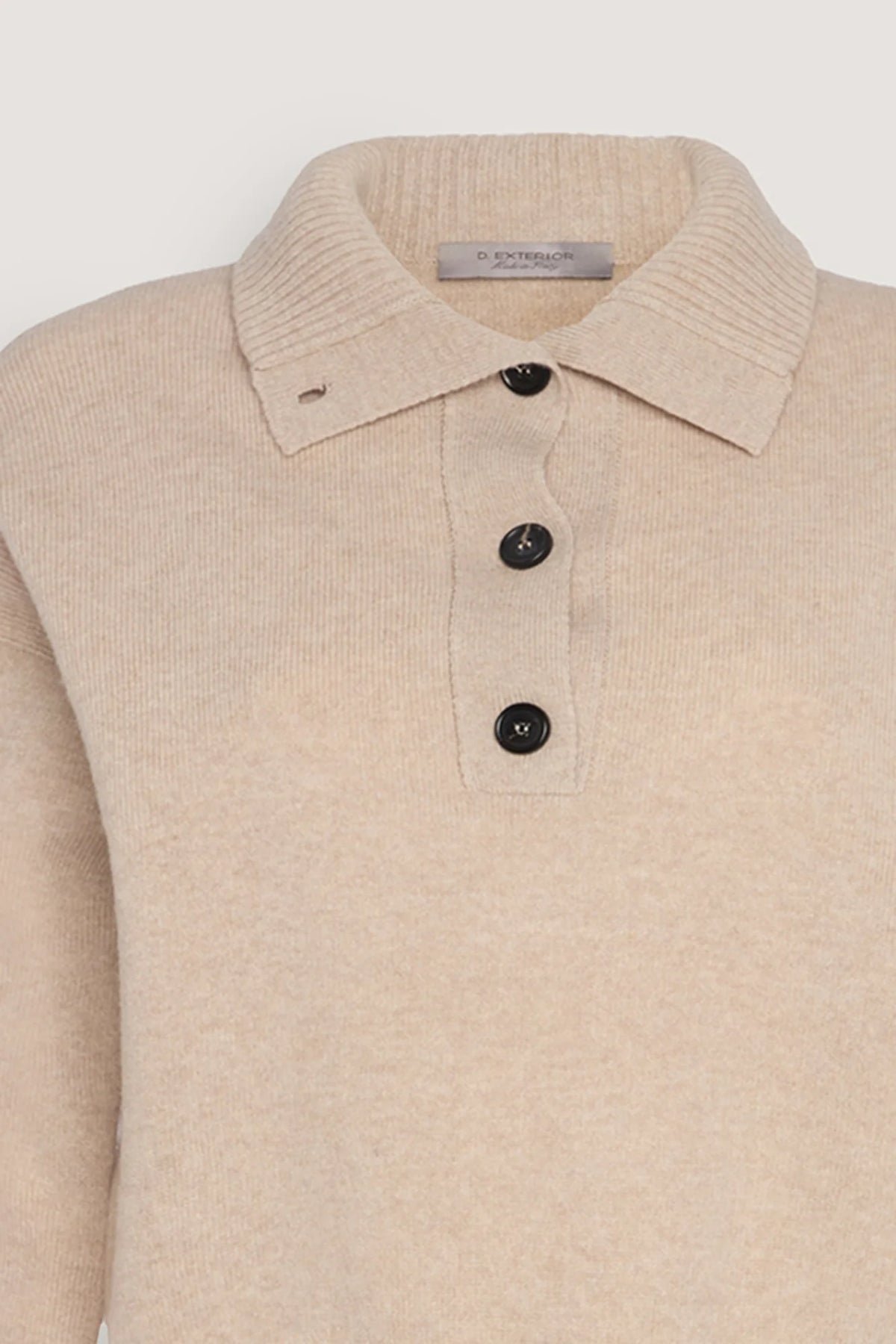 Polo in misto cashmere Deserto