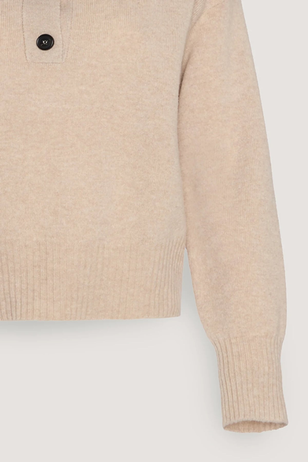 Polo in misto cashmere Deserto