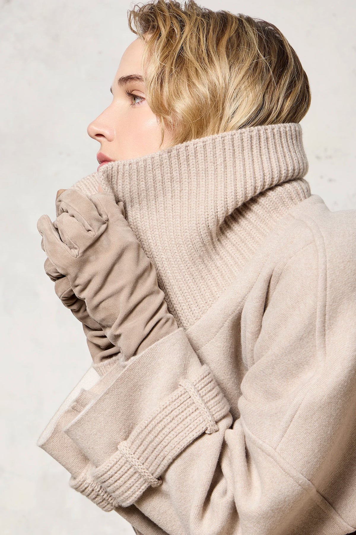 Cappa in misto cashmere Deserto