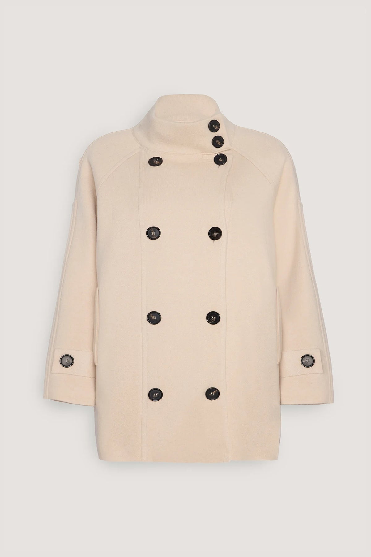 Caban in misto cashmere Miele