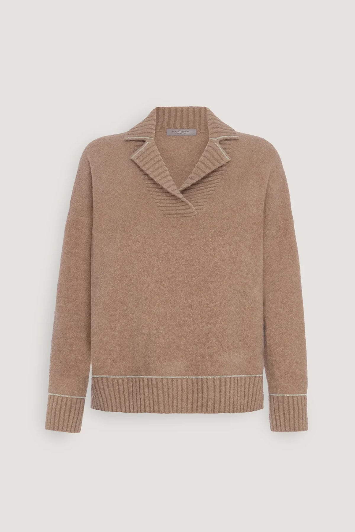 Maglia in bouclè con catenella Castoro