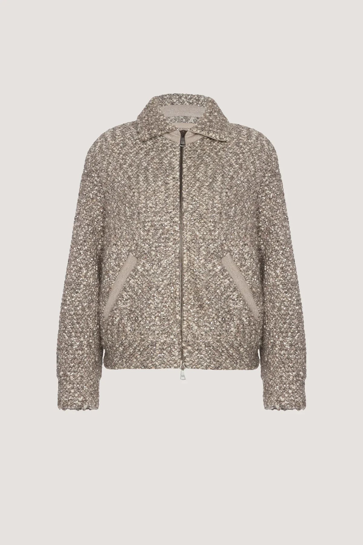 Bomber con paillettes Resina