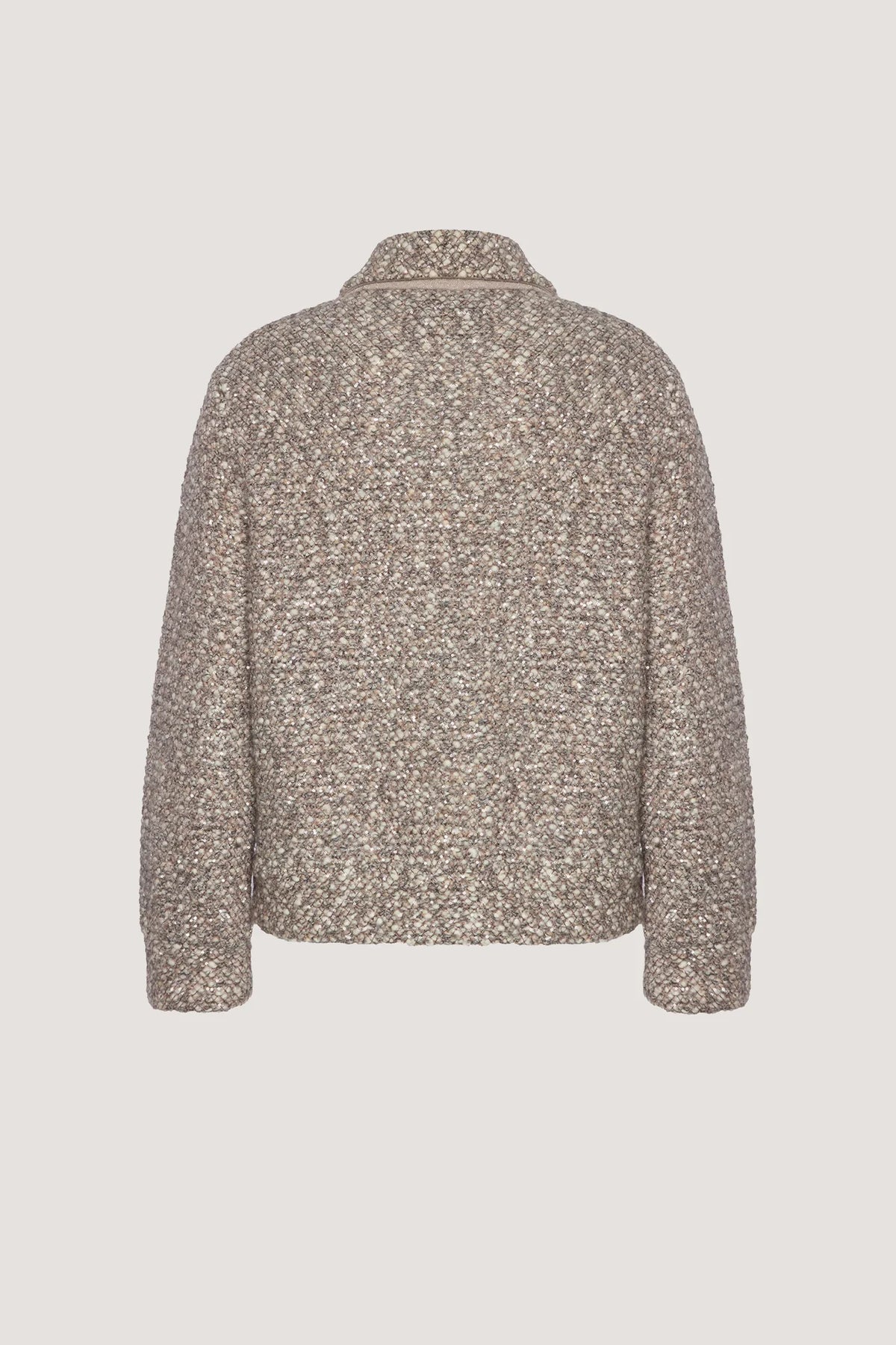 Bomber con paillettes Resina