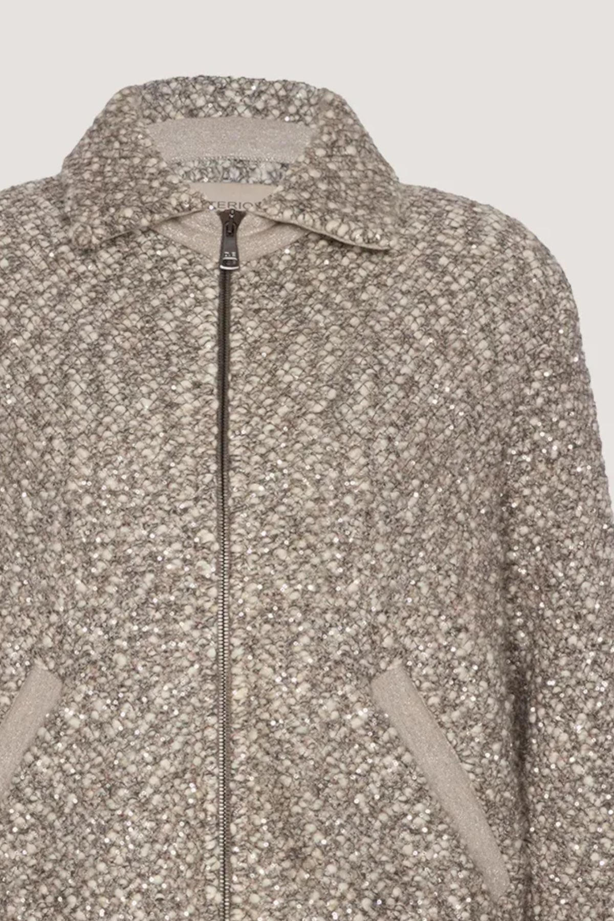 Bomber con paillettes Resina