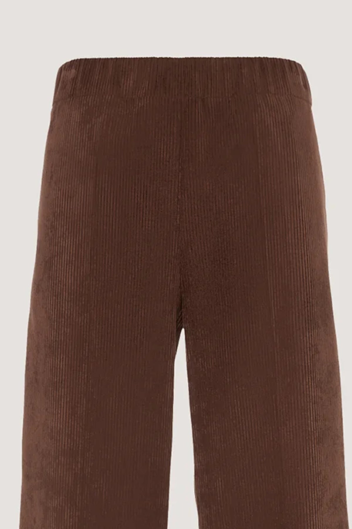 Pantalone corto in velluto a coste Cioccolato