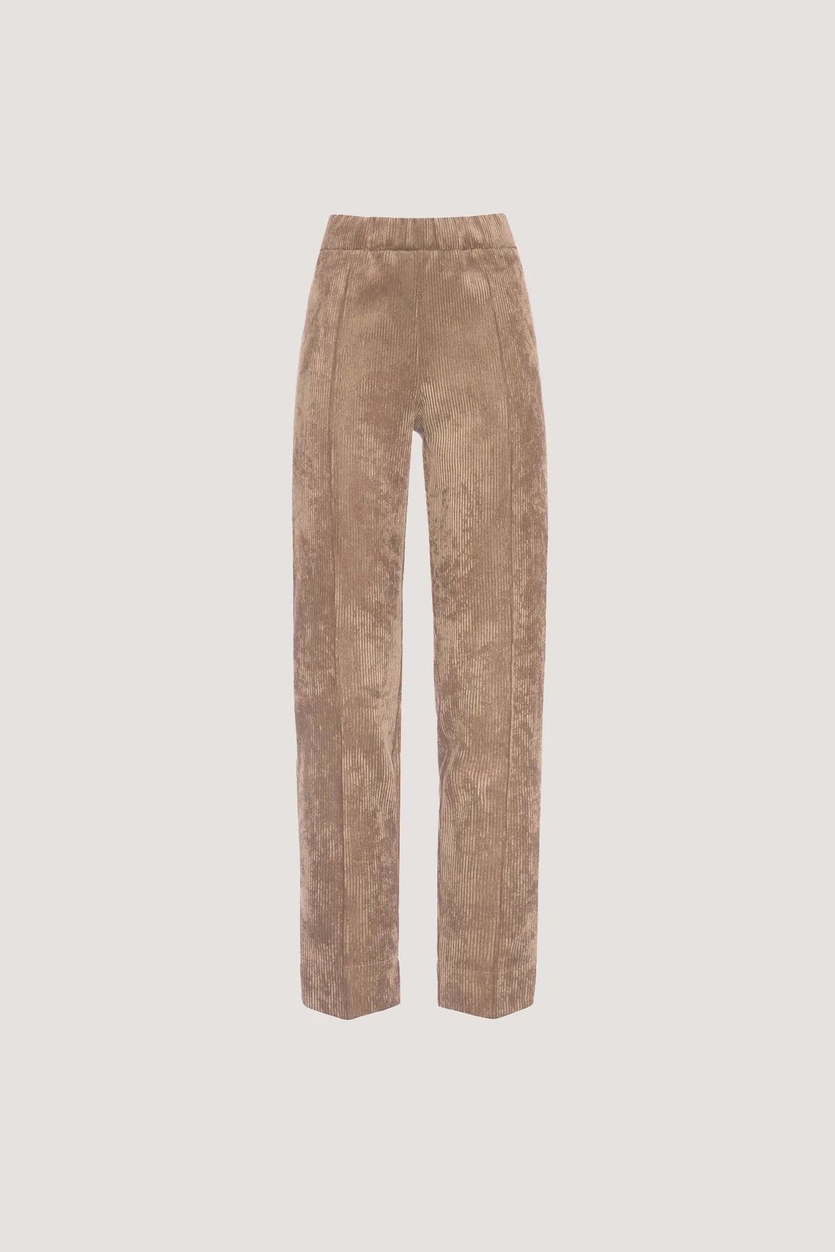 Pantalone basico pulito in velluto a coste Castoro