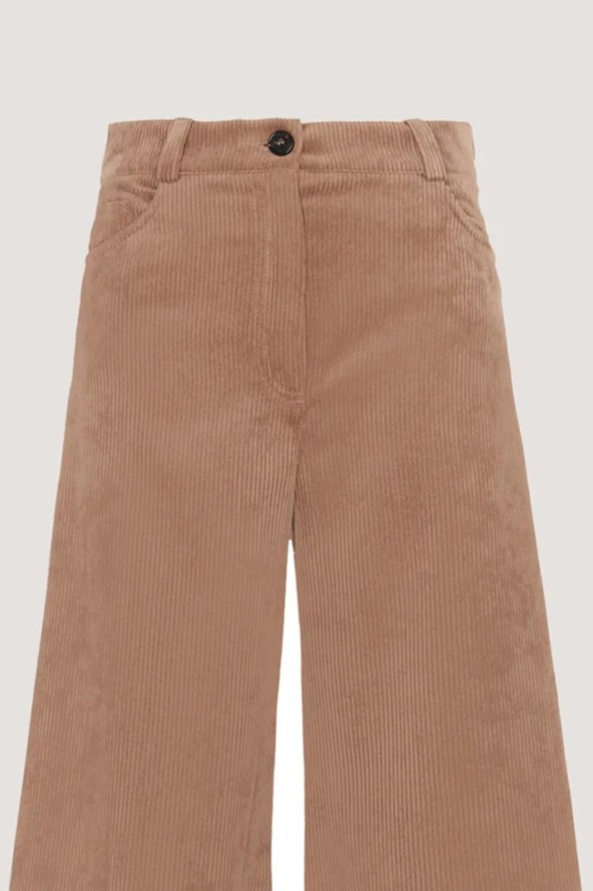 Pantalone larghissimo in velluto a coste Castoro