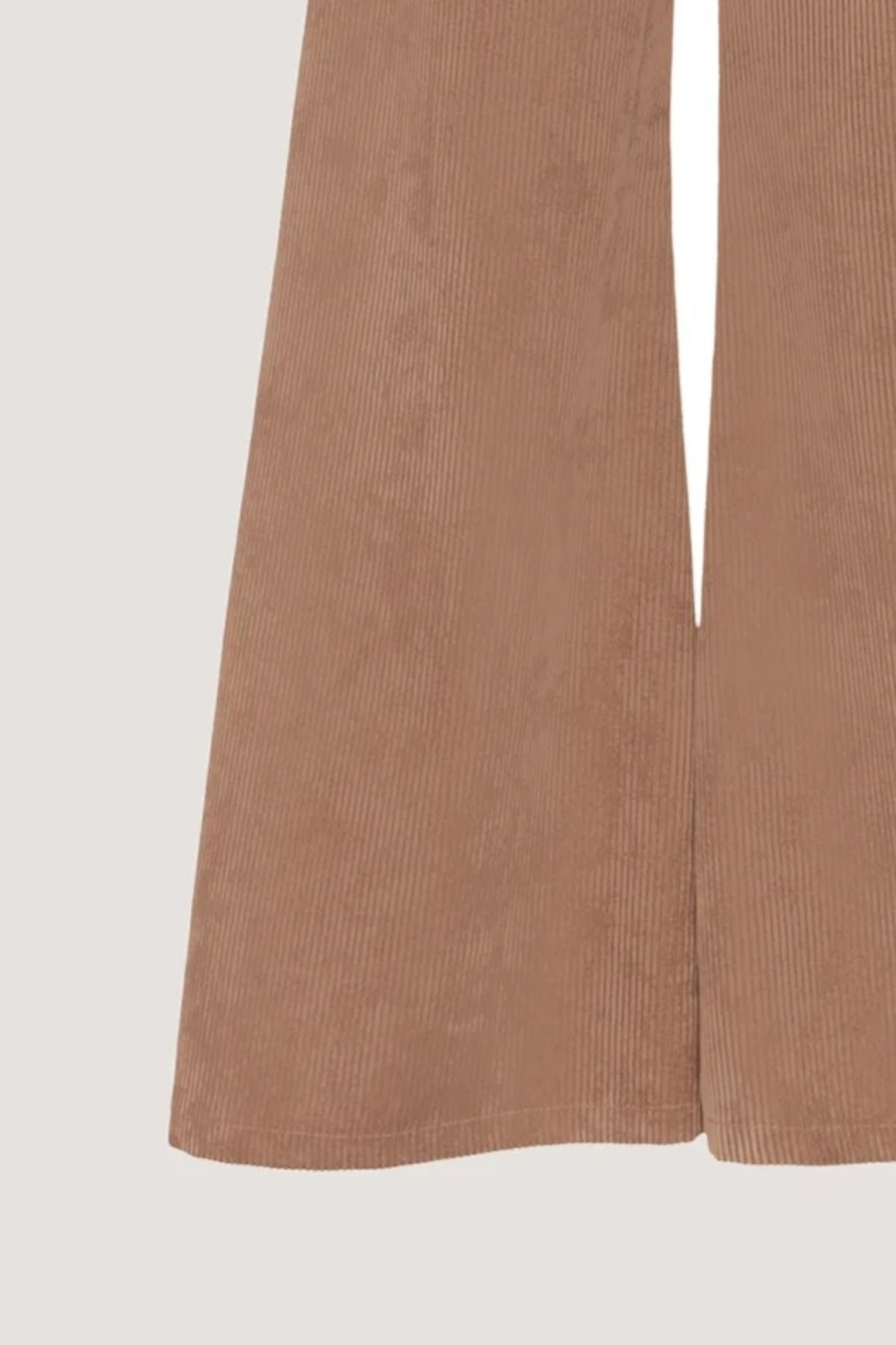 Pantalone larghissimo in velluto a coste Castoro