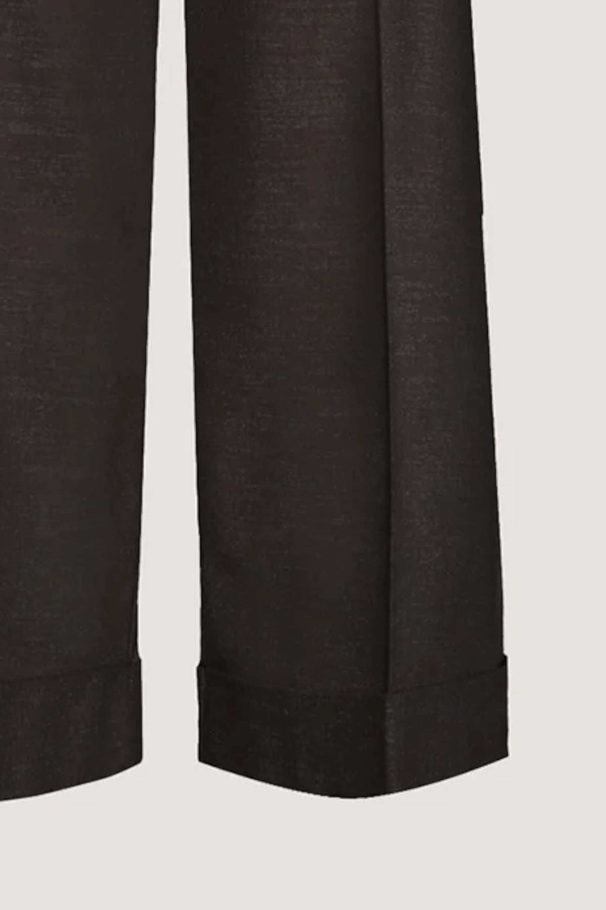 Pantalone corto in Flanella melange Caffè
