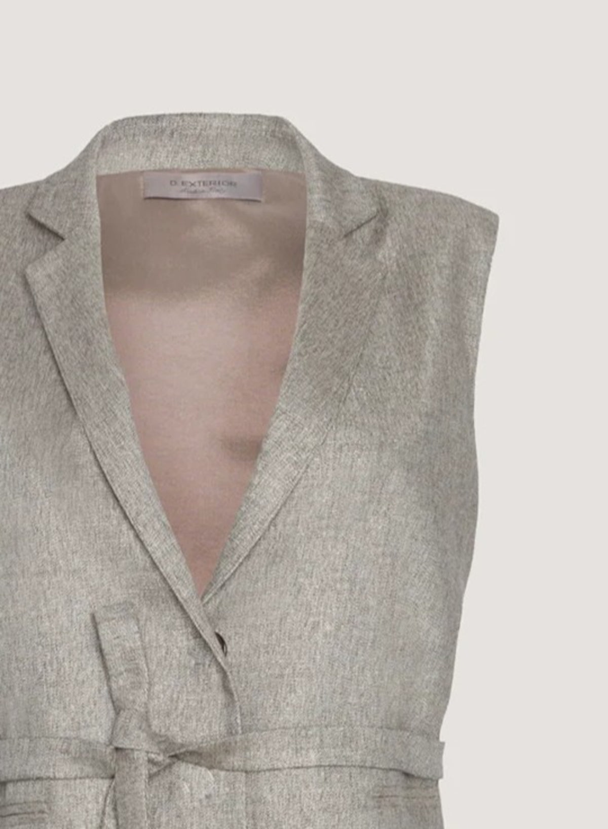 Gilet in Flanella Metal con laccetto Resina
