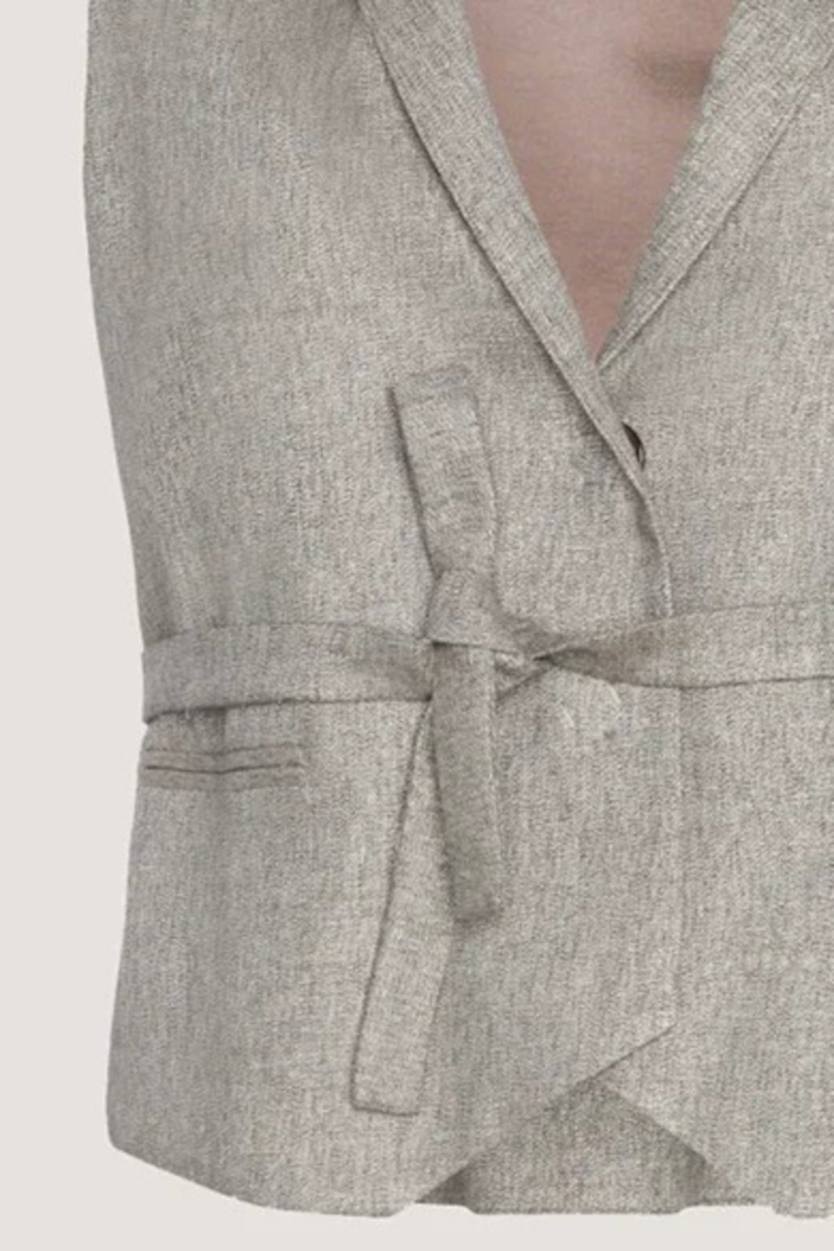 Gilet in Flanella Metal con laccetto Resina