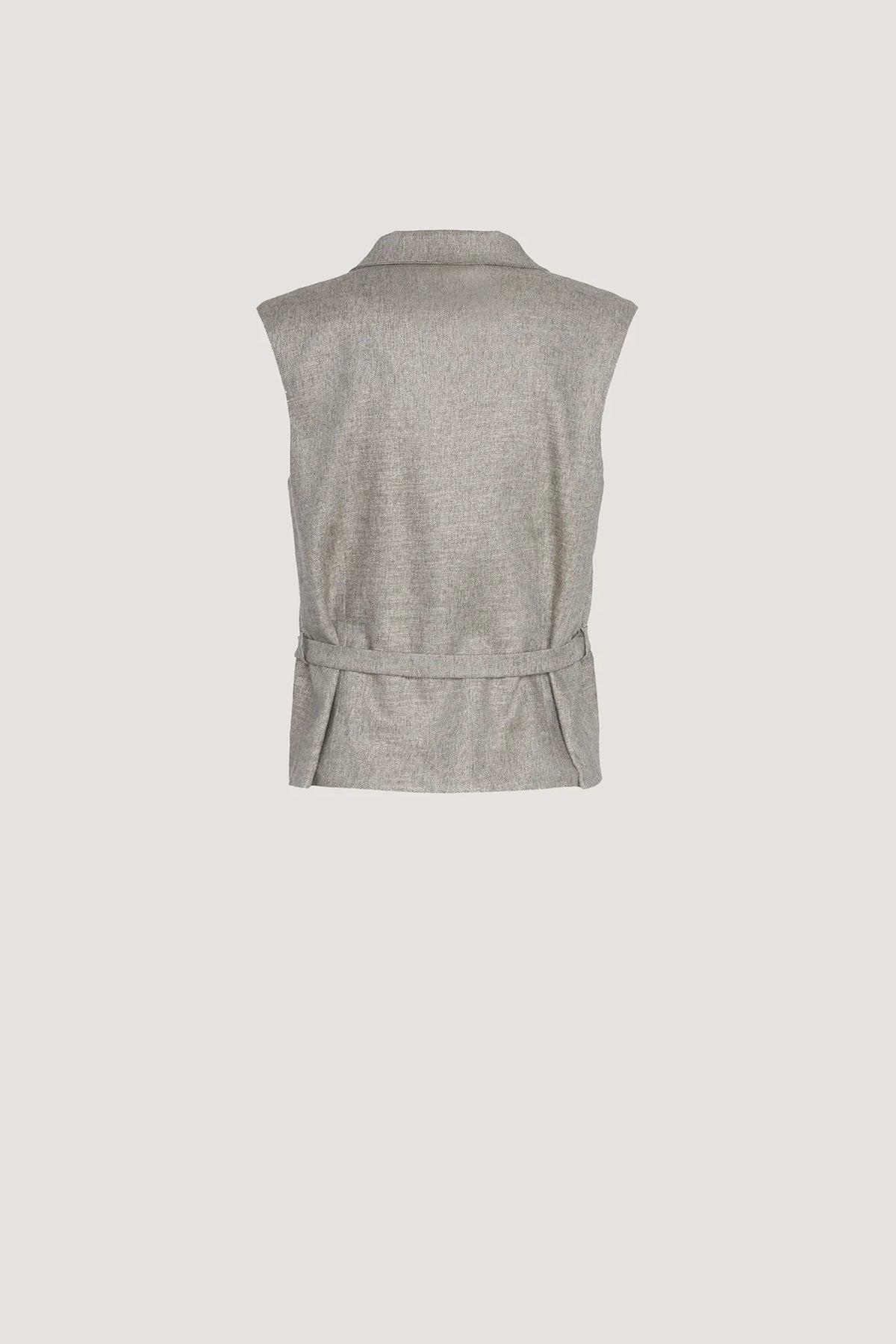 Gilet in Flanella Metal con laccetto Resina