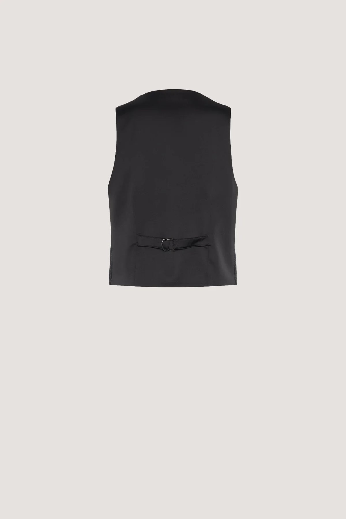 Gilet in Crystal-Gessato Antracite