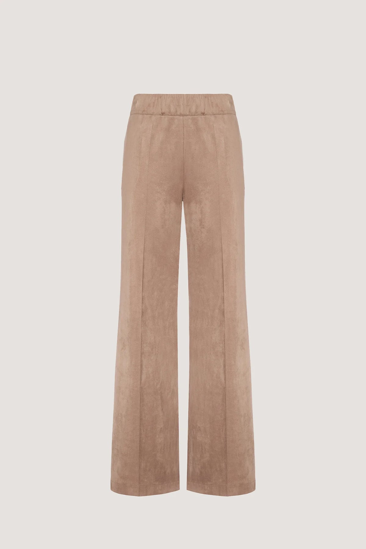Pantalone dritto in Vegan Leather Castoro