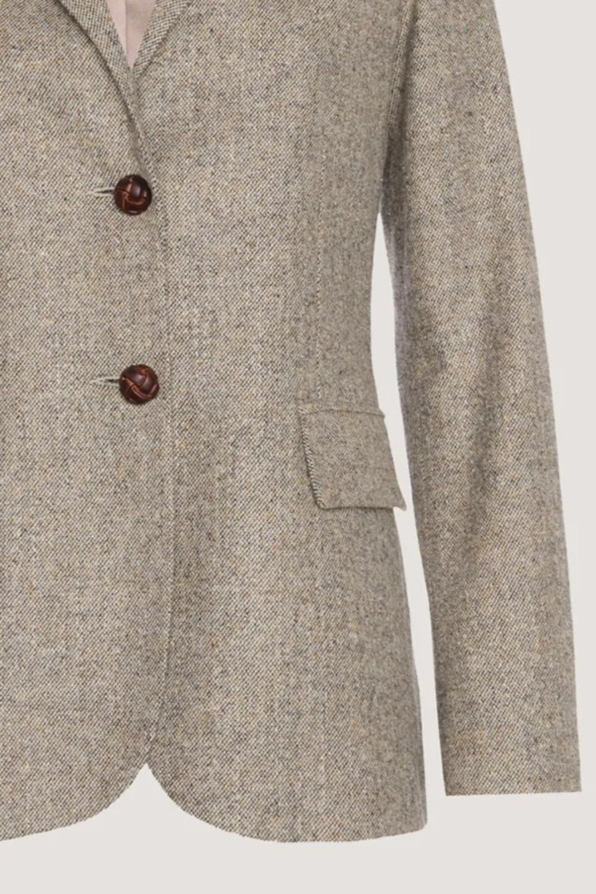 Giacca in Tweed di flanella Resina