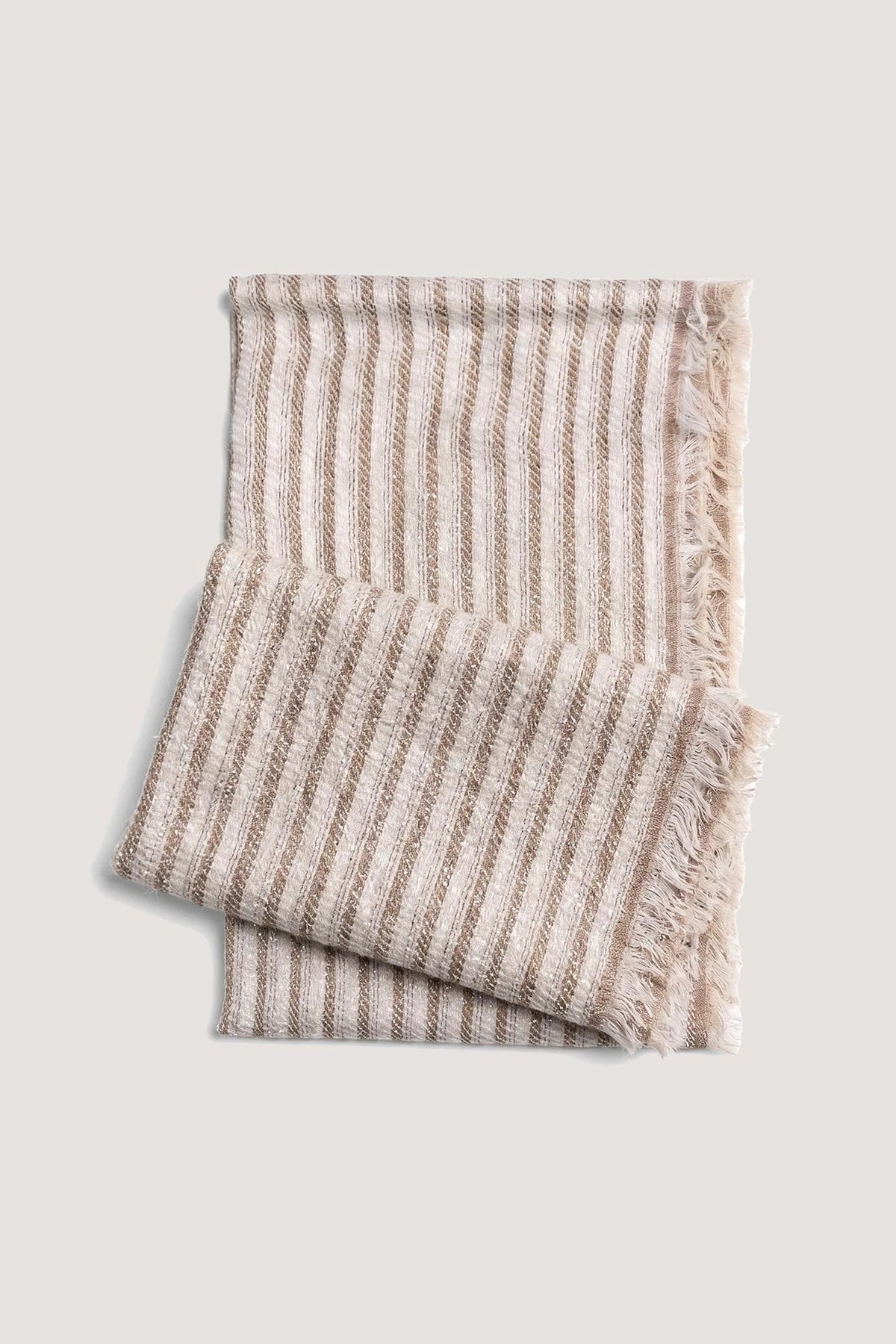 Pashmina con frange Castoro