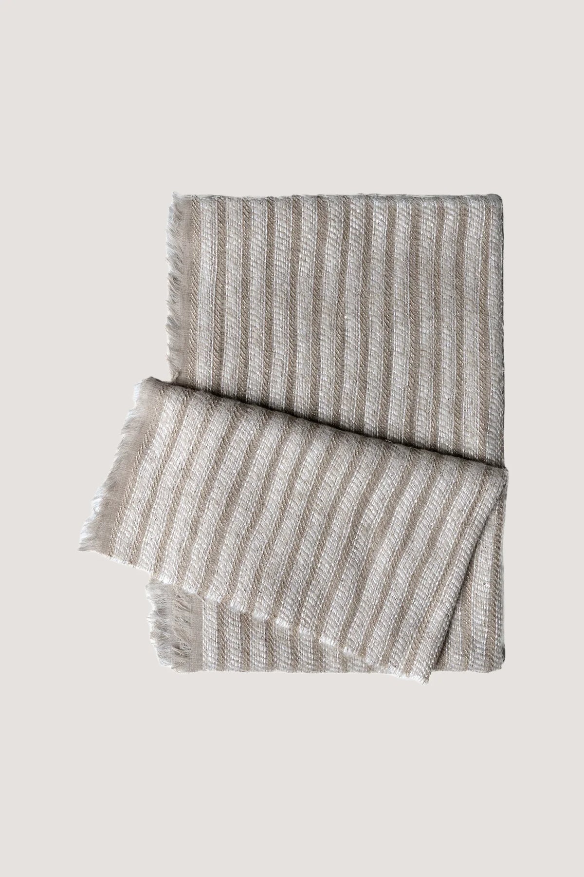 Pashmina con frange Granito