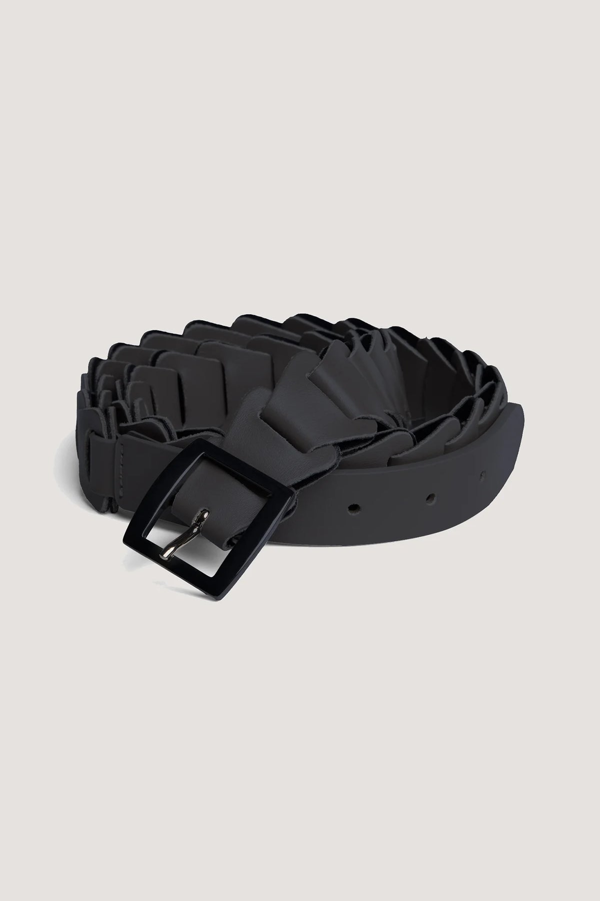 Cintura intrecciata Nero