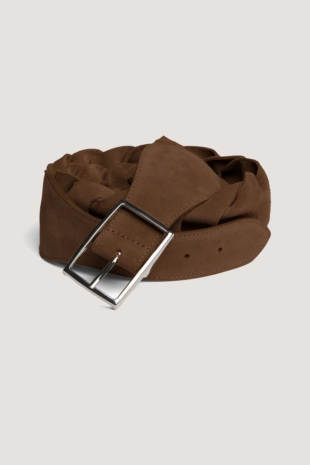 Cintura intrecciata in Suede Camoscio